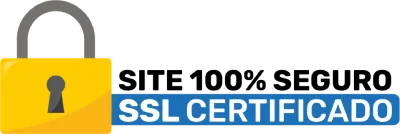 Site 100% seguro SSL Certificado